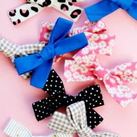 How to Sew Hand Tied Hair Bows