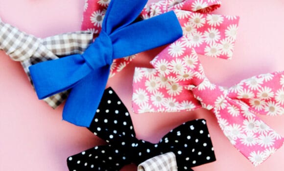 How to Sew Hand Tied Hair Bows