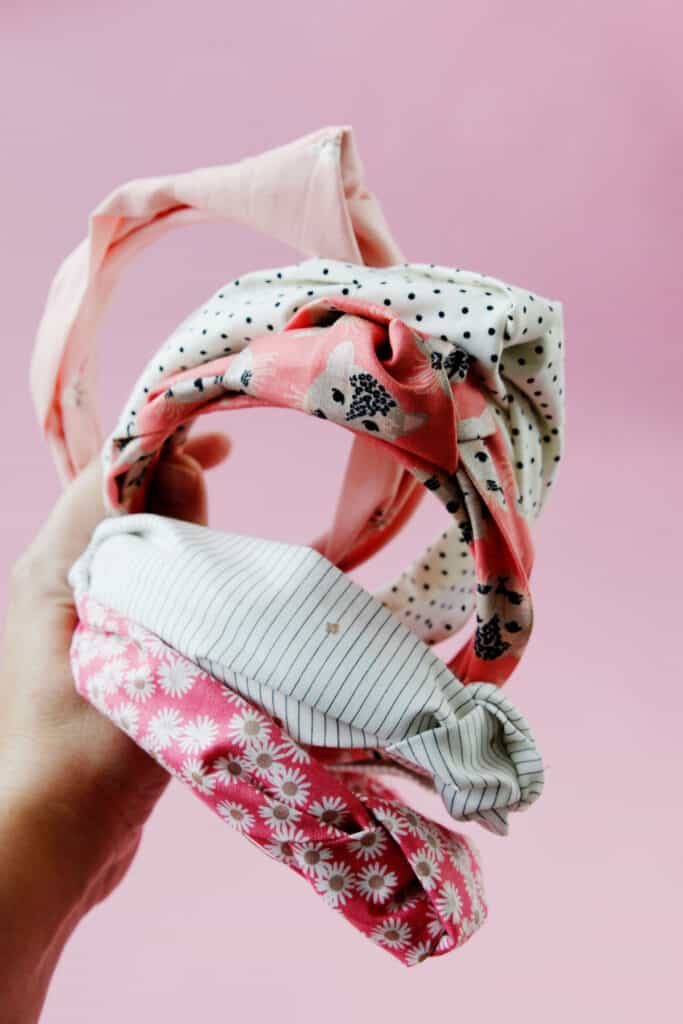 sew fabric covered headbands