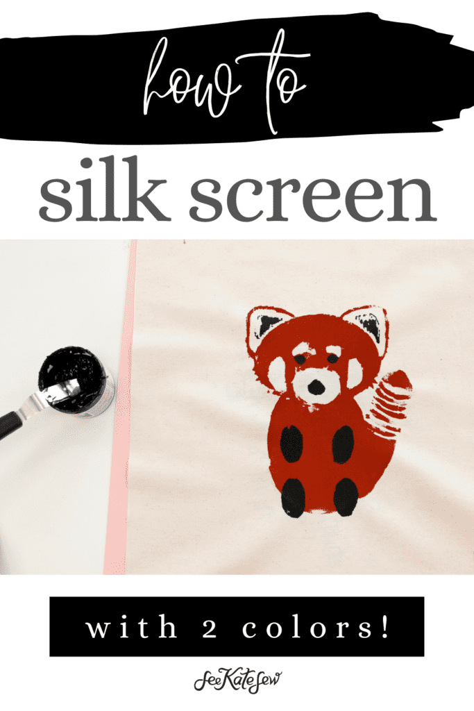 DIY Screenprinting with Speedball Speed Screens - see kate sew