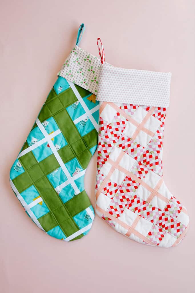 Christmas Sewing Projects | Plaid Stockings