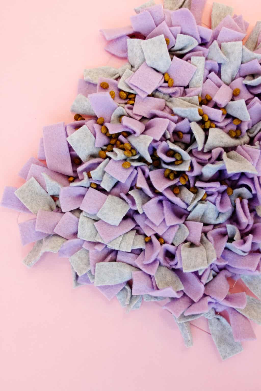 DIY Snuffle Mat for Dogs or Cats see kate sew