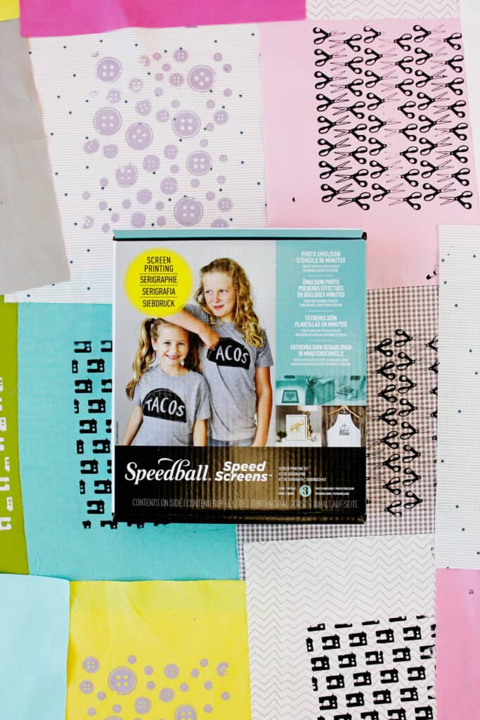 DIY Screenprinting with Speedball Speed Screens - see kate sew