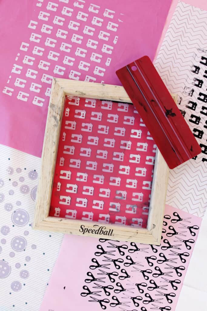 DIY Screenprinting with Speedball Speed Screens - see kate sew