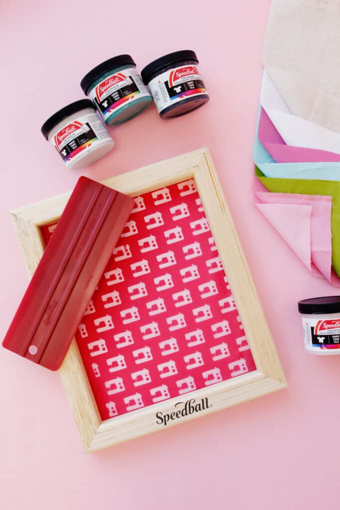 DIY Screenprinting with Speedball Speed Screens - see kate sew