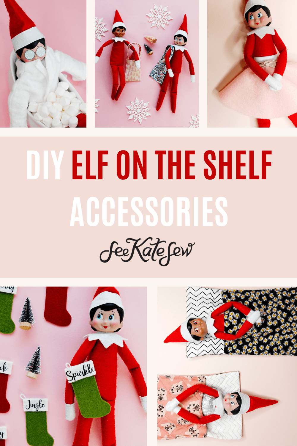 diy elf on the shelf accessories - see kate sew