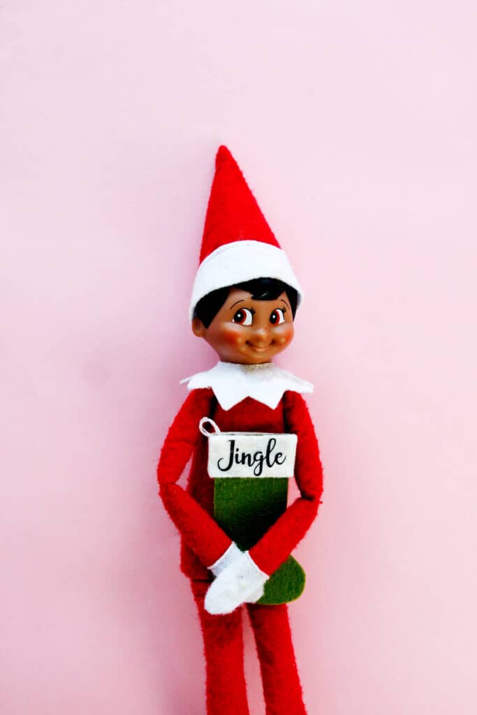 Tiny Stocking Pattern Elf on the Shelf