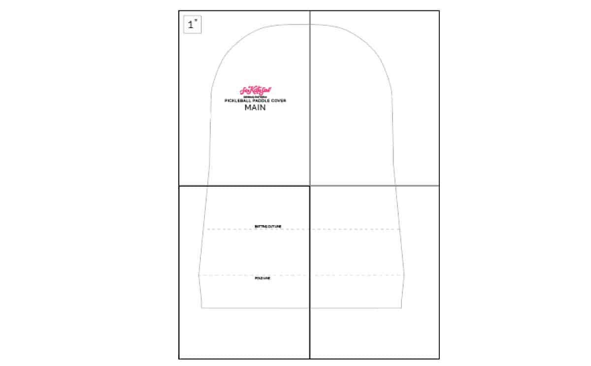 Pickleball Paddle Cover Pattern DIY - see kate sew