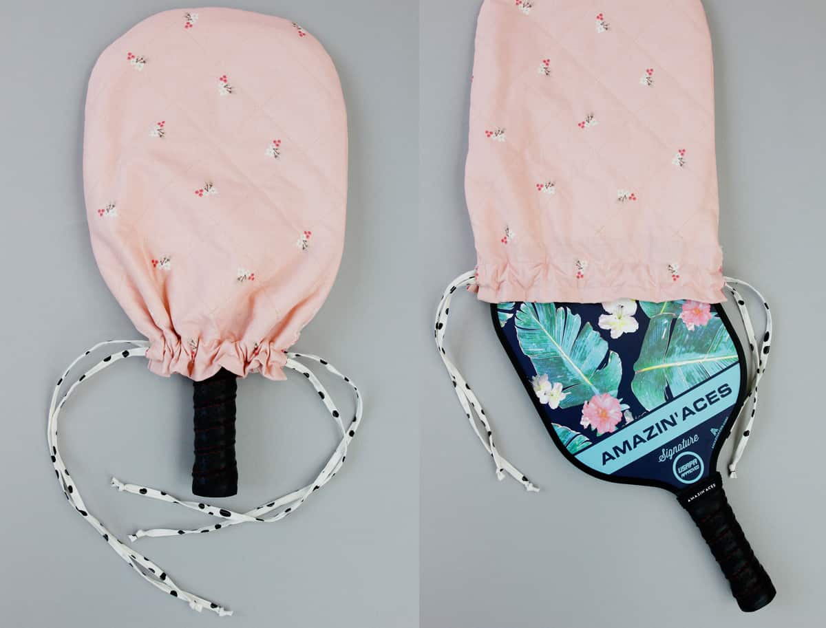 Pickleball Paddle Cover Pattern DIY see kate sew