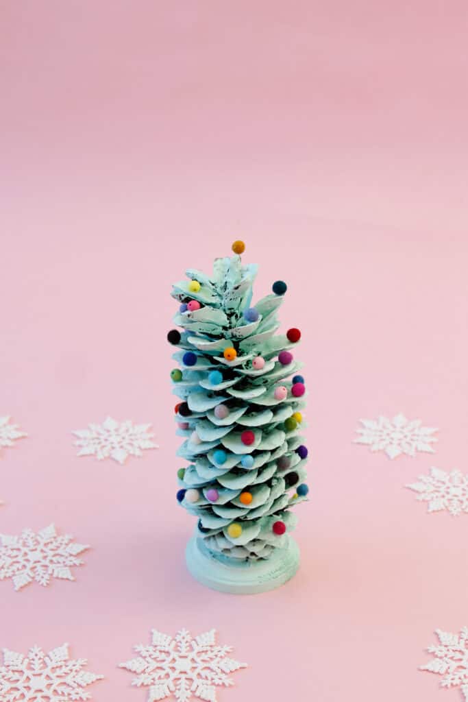 Pinecone Christmas Tree Craft