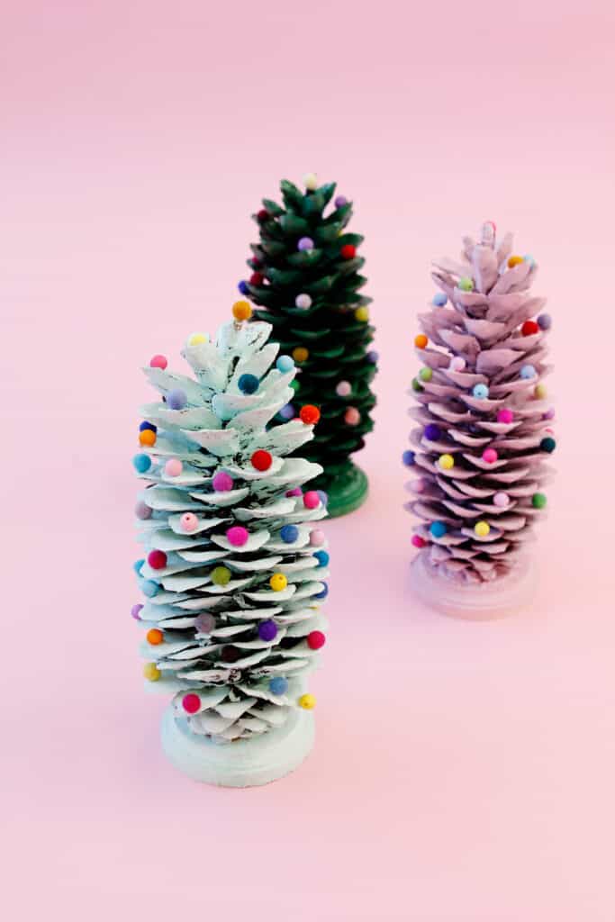 Pinecone Christmas Trees