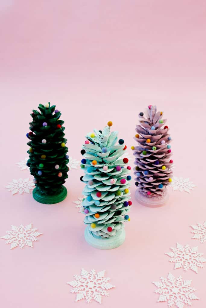 Pinecone Christmas Trees