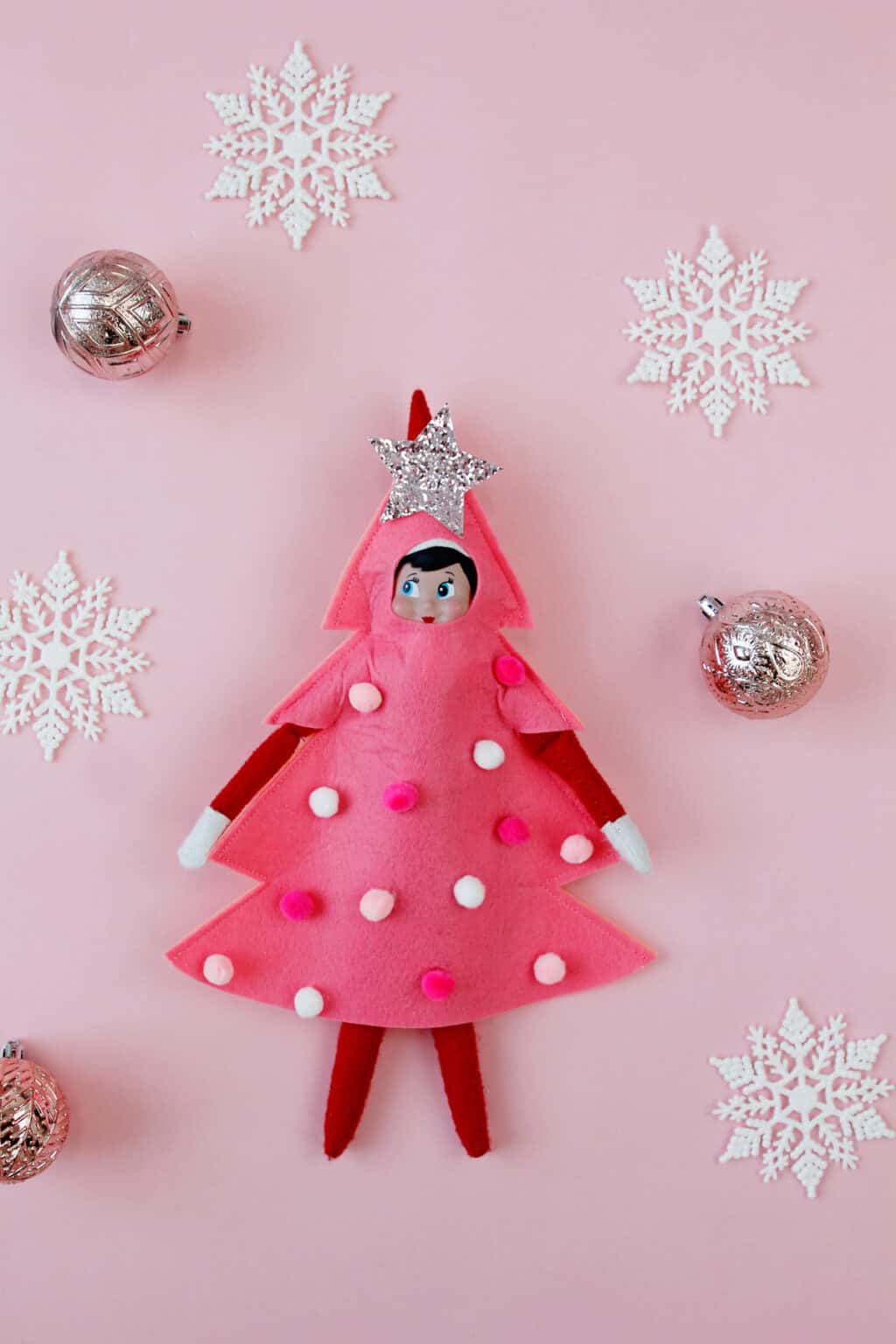 Elf on the Shelf Christmas Tree Outfit see kate sew