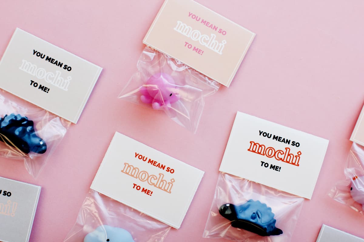 Mochi Valentines Printables see kate sew