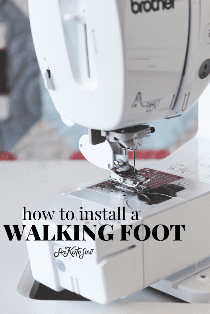 How to install a walking foot | What is a walking foot used for?