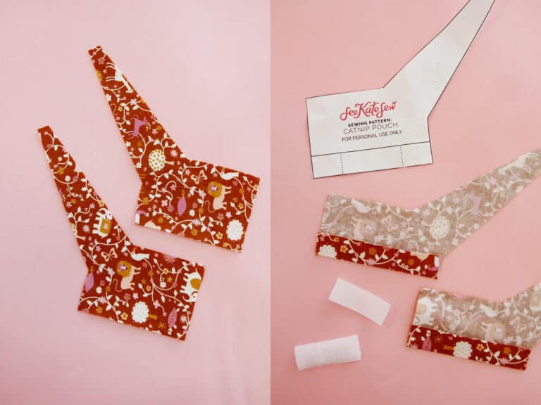 DIY Catnip Pouch Make a Refillable Catnip Toy see kate sew