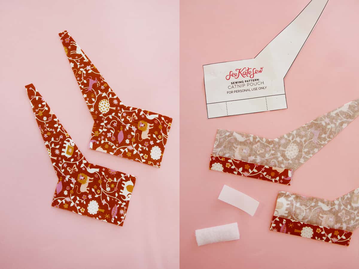 DIY Catnip Pouch Make a Refillable Catnip Toy see kate sew