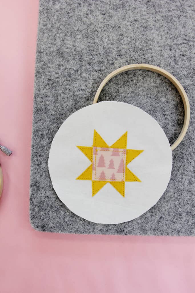 One Savvy Mom ™  NYC Area Mom Blog: Rudolph The Red-Nosed Reindeer Mini  Embroidery Hoop Ornament w/ Free Template - Kids Sewing Series at One Savvy  Mom™ Project #8