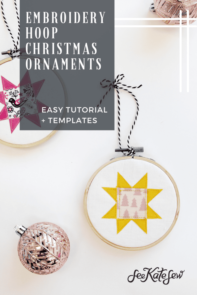 Embroidery Hoop Ornaments - Life Sew Savory