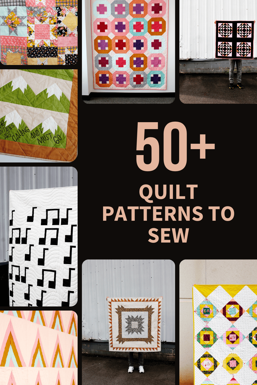 Modern Quilt Pattern, PDF DOWNLOAD Quilt Pattern for Beginners, Easy, Fast  Baby Quilt Pattern, Cats and Kittens