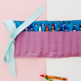 Crayon Roll-Up Tutorial | See Kate Sew