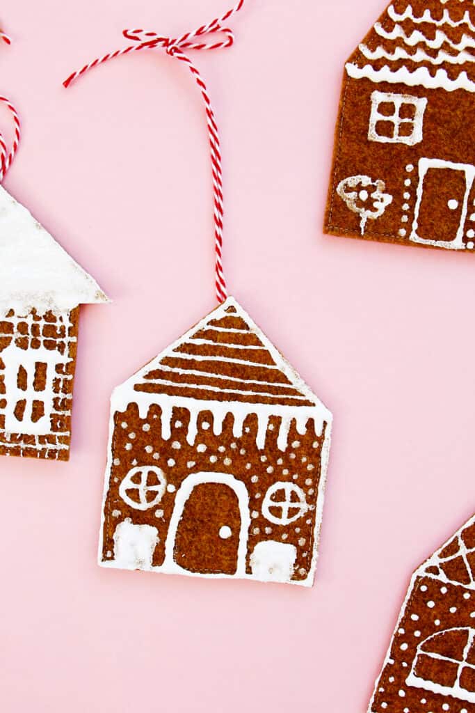 Gingerbread House Ornaments DIY