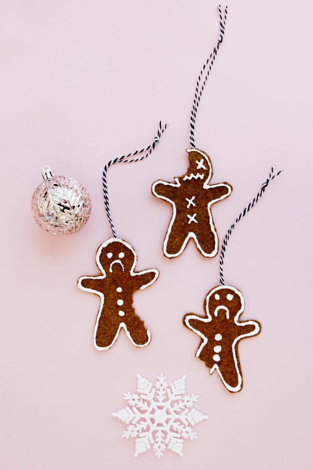 Felt Gingerbread Man Ornament Pattern - with bites! - see kate sew