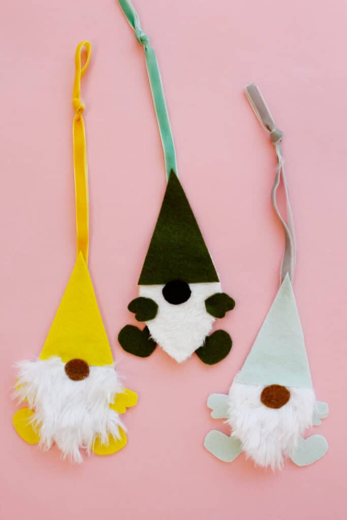 No- Sew DIY Gnome Ornaments | See Kate Sew