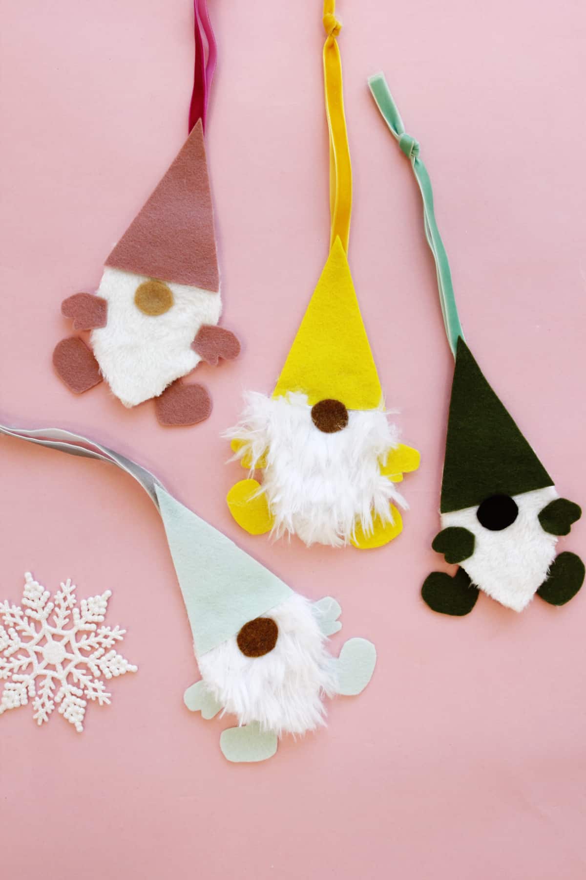 DIY Gnome Ornaments see kate sew