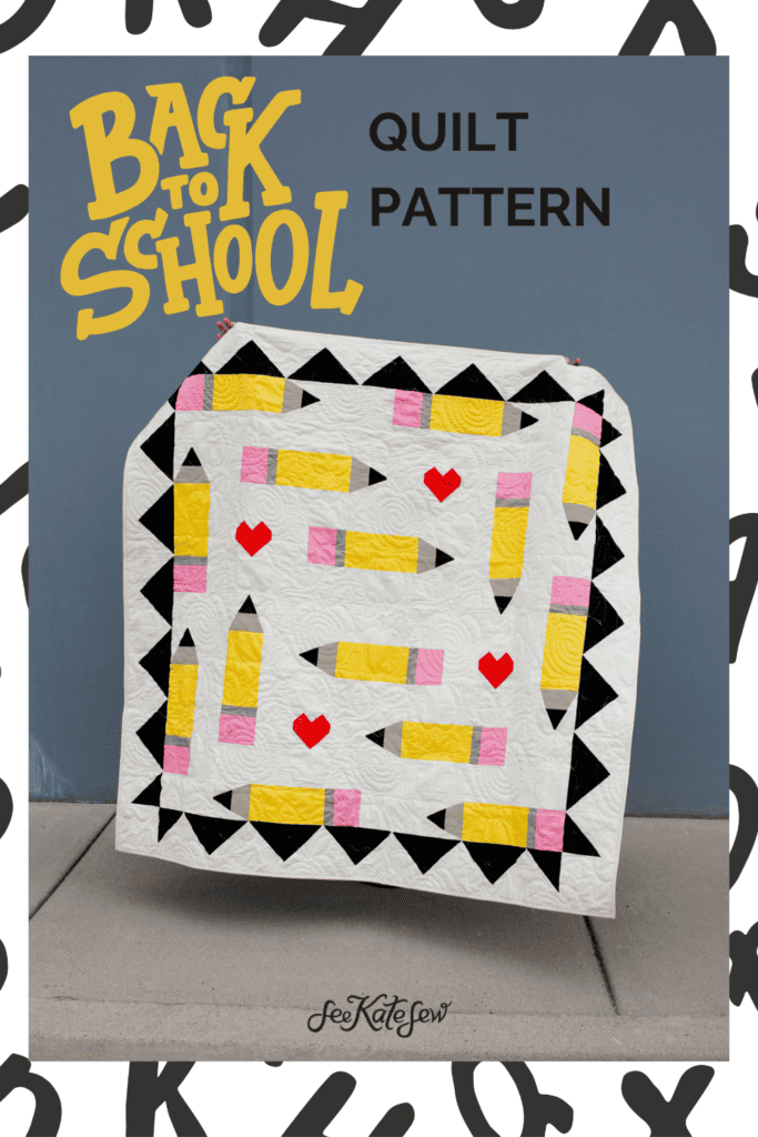 Back to School Quilt pattern