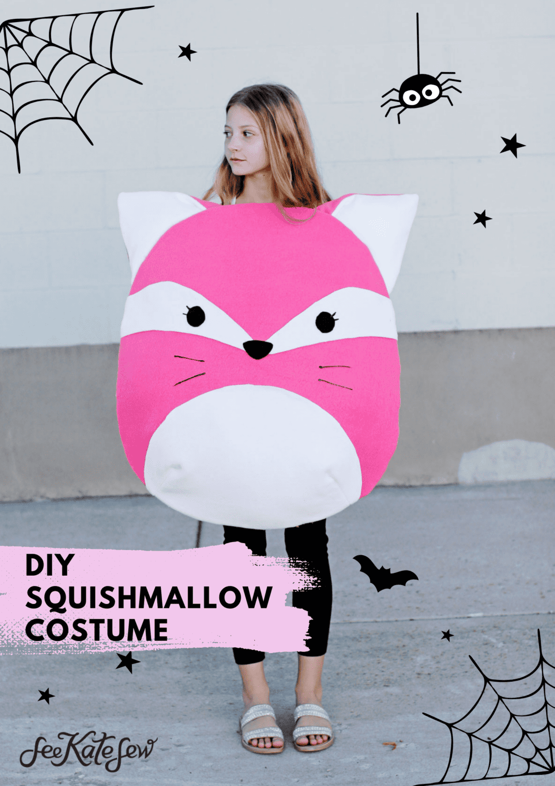 Squishmallow Halloween Costume
 DIY Squishmallow Costume see kate sew