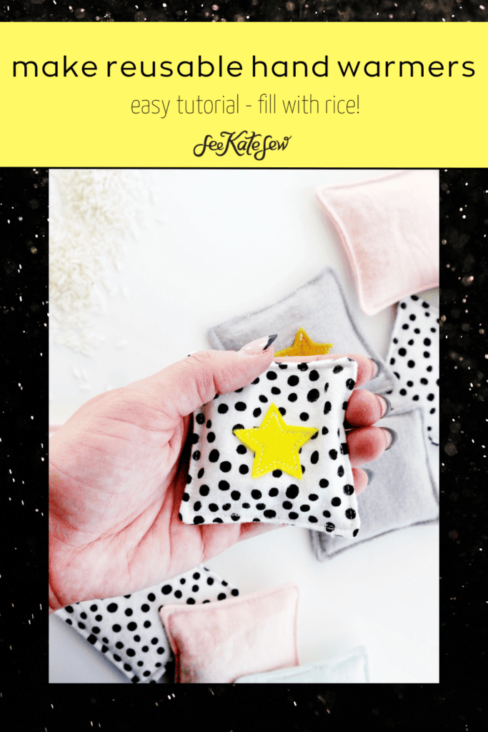 4 DIY Hand Warmers - How To Make + Free Pattern ⋆ Hello Sewing