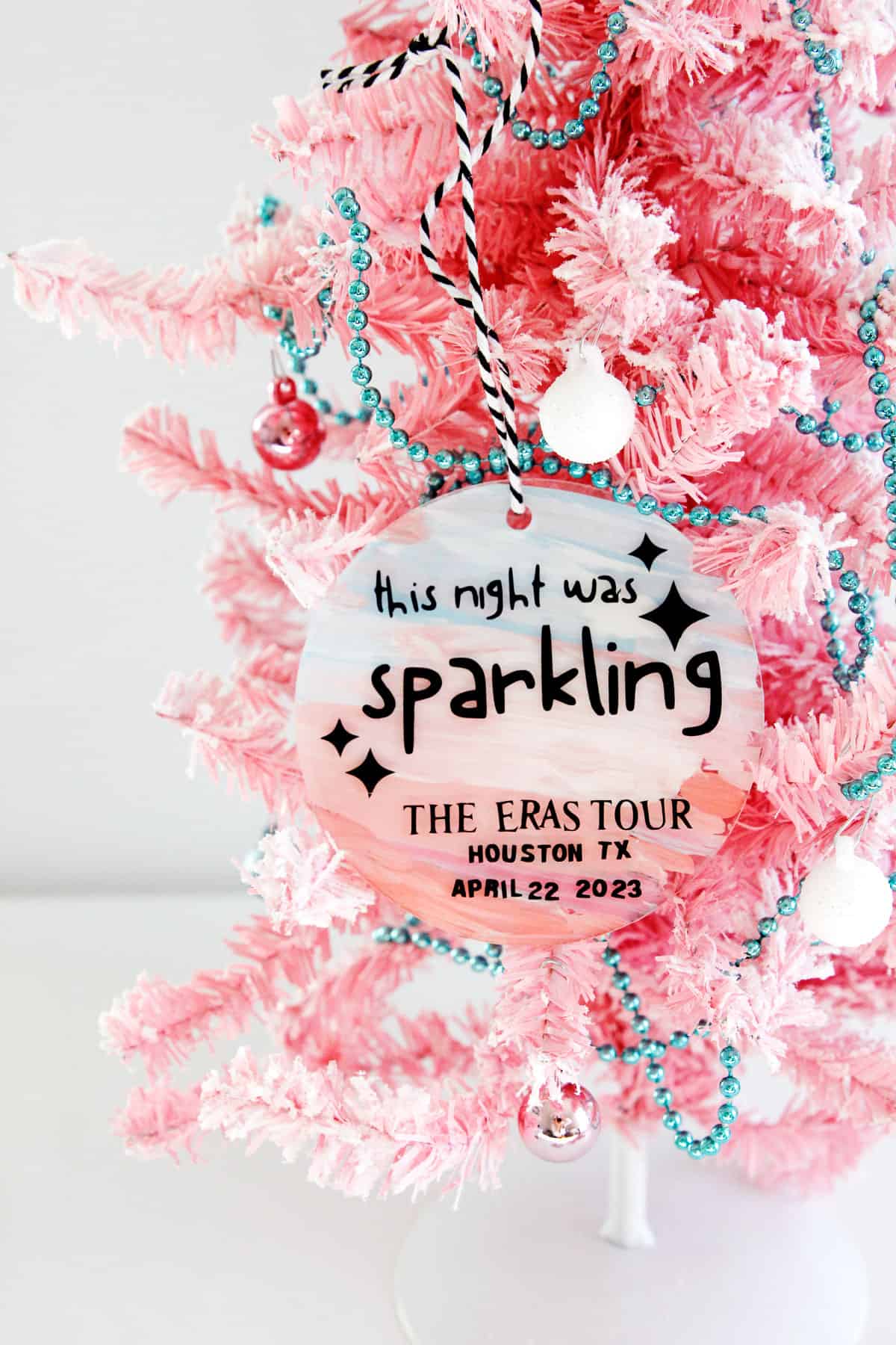 Acrylic Disc Ornaments DIY Eras Tour Commemorative Ornament see