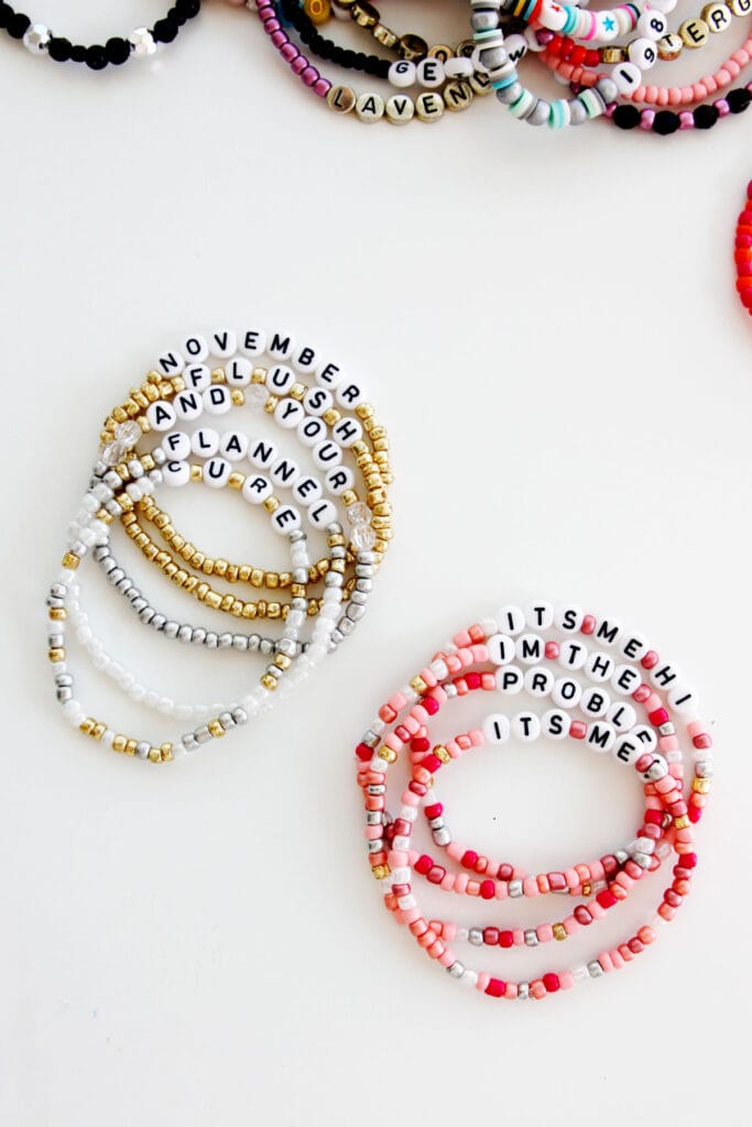 the diy: beaded friendship bracelets