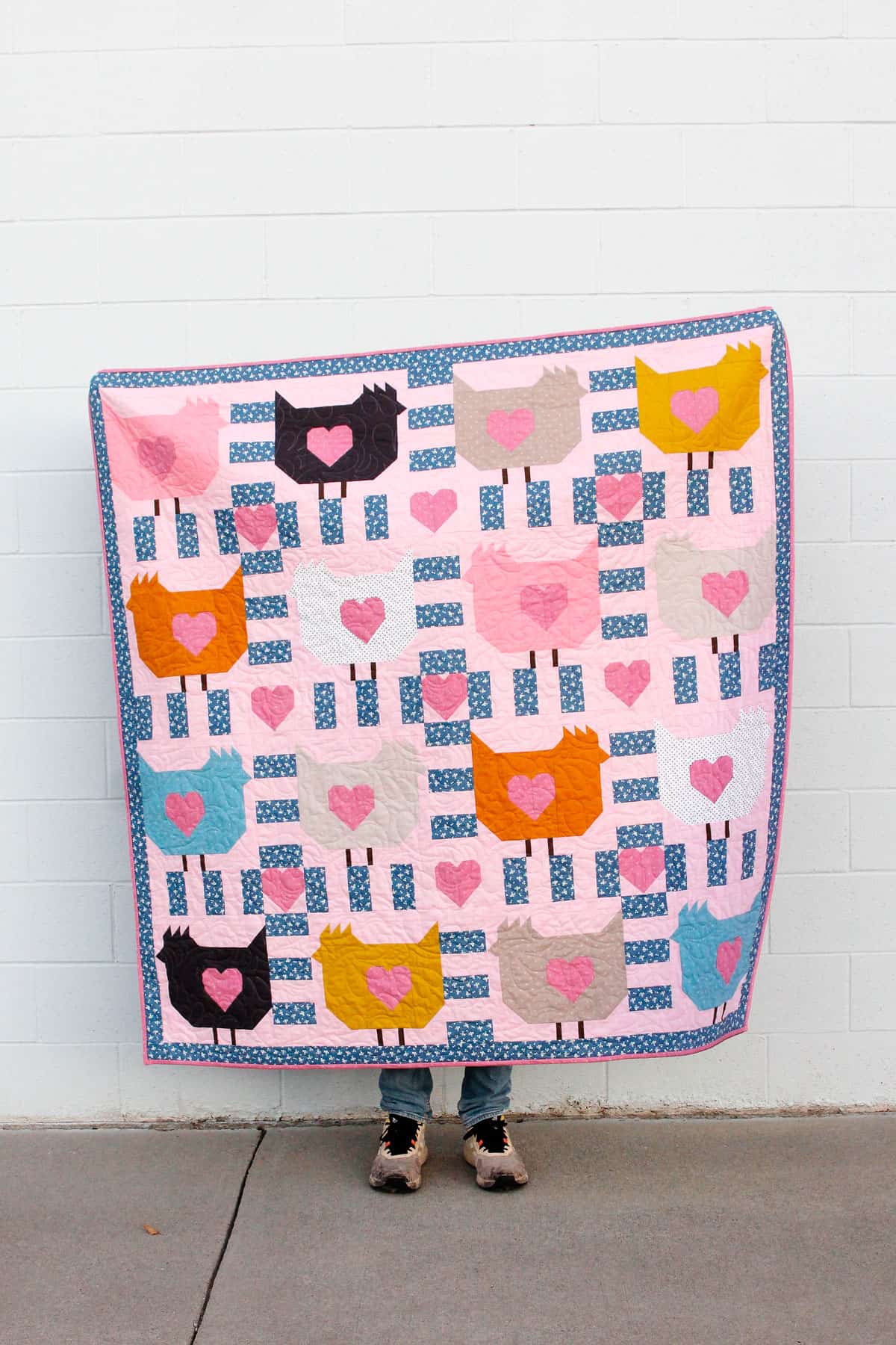 Chicken Quilt Pattern - see kate sew