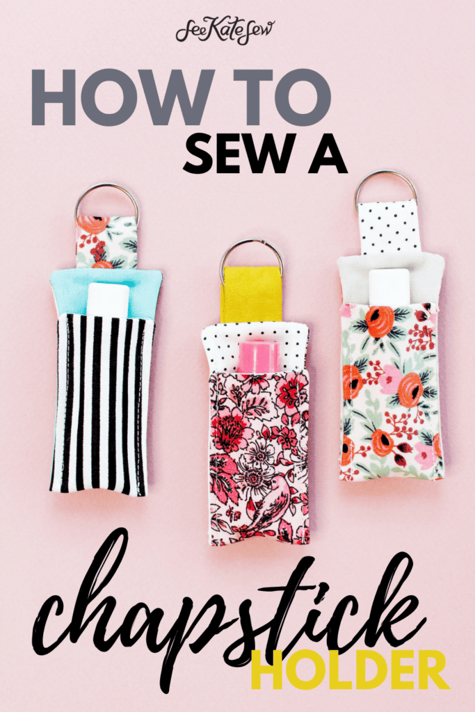 DIY Key Fob Wristlet Keychain Sewing Pattern - see kate sew