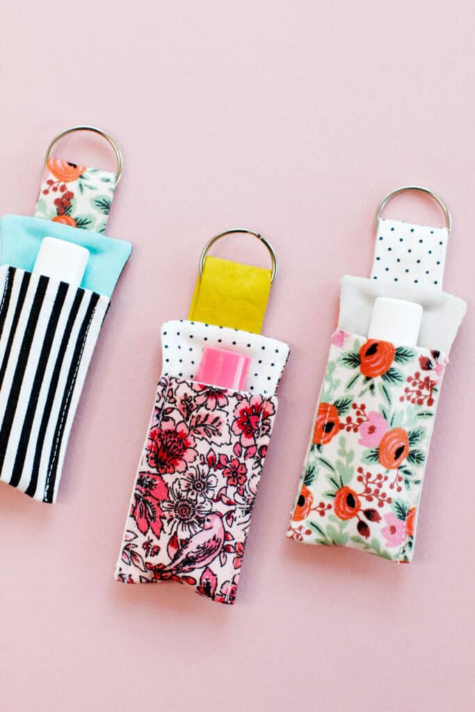 Chapstick holder hot sale keychain diy