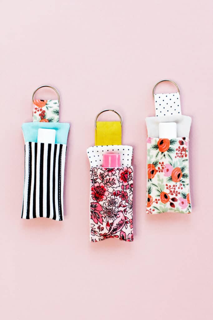 DIY Chapstick Holder - Lip Balm Keychain Sewing Pattern