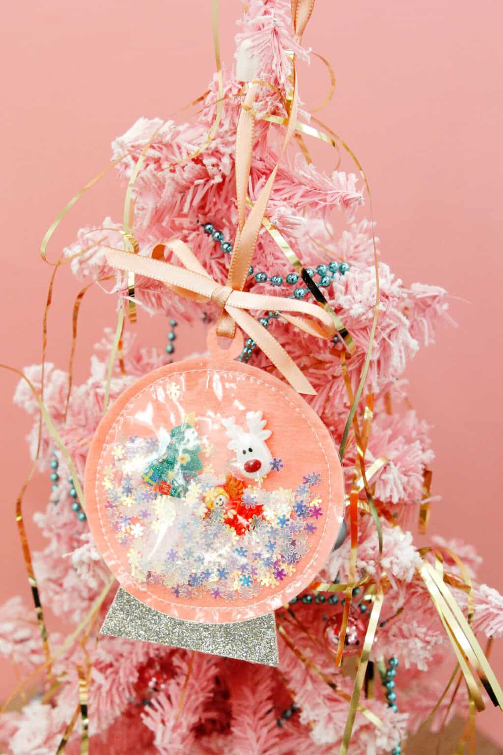 DIY Snow Globe Ornament With Templates See Kate Sew   Snow Globe Tree Ornament 1024x1536 