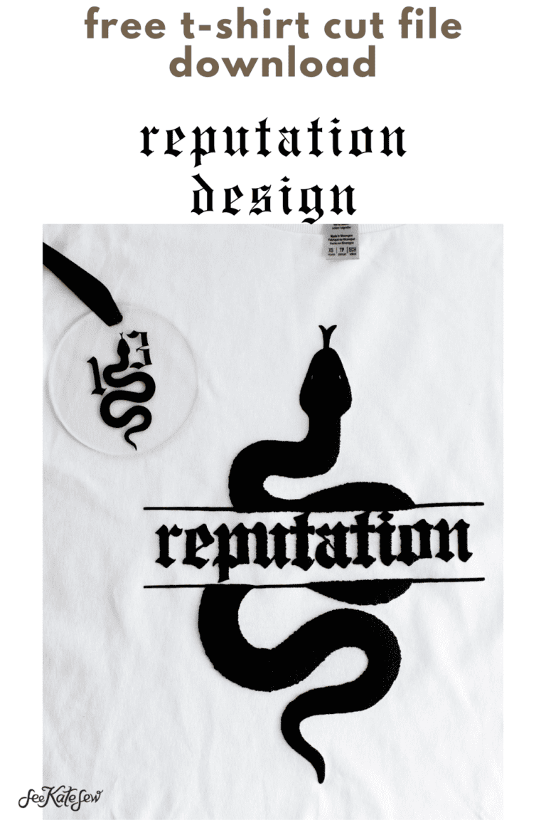 Reputation Snake SVG Design - see kate sew