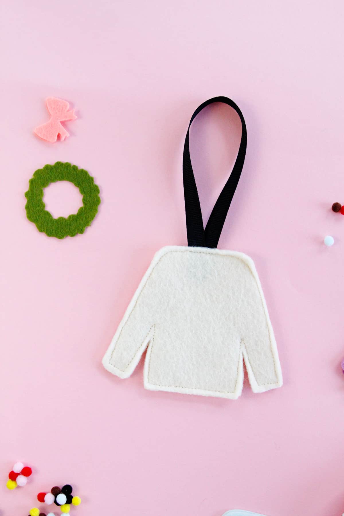 Ugly Christmas Sweater Ornaments DIY see kate sew