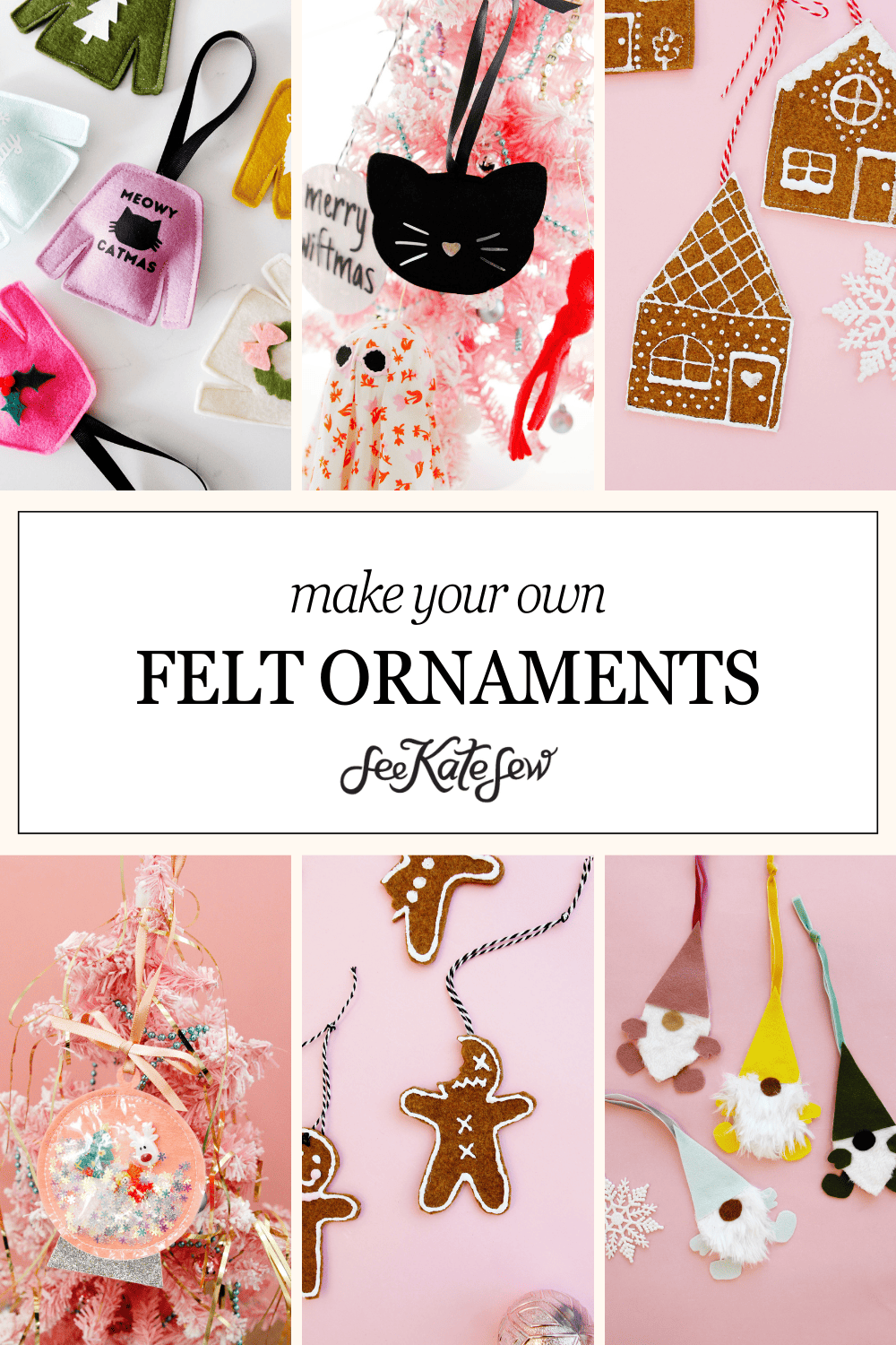 DIY Christmas Ornaments to Make - see kate sew
