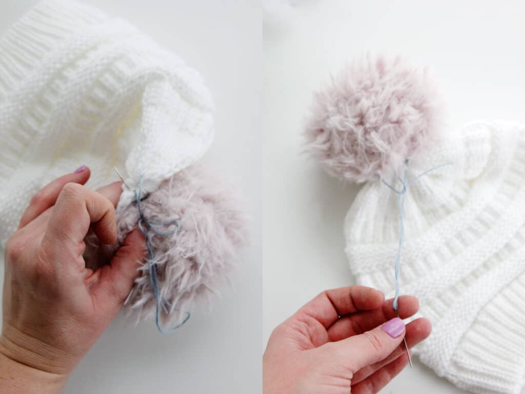 How to make faux fur pom poms - see kate sew