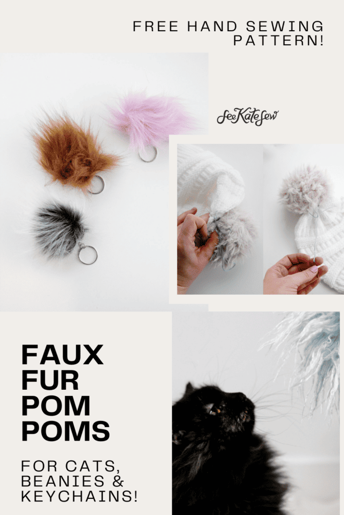 MAKE YOUR OWN POM POMS FOR CATS, HATS, KEYCHAINS AND MORE
