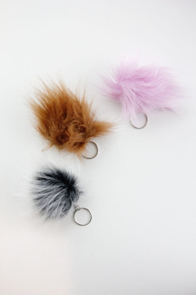 How to make faux fur pom poms - see kate sew
