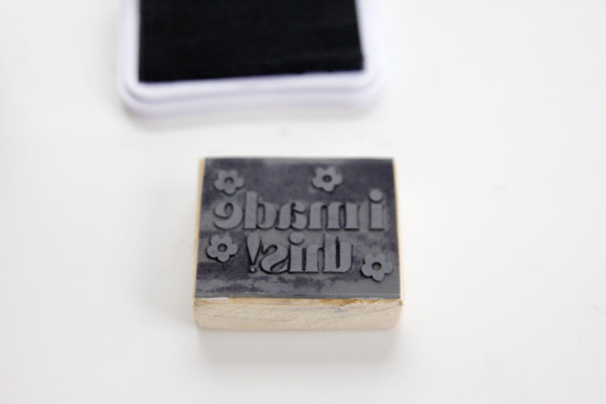 Make your own rubber stamps with a laser engraver - see kate sew
