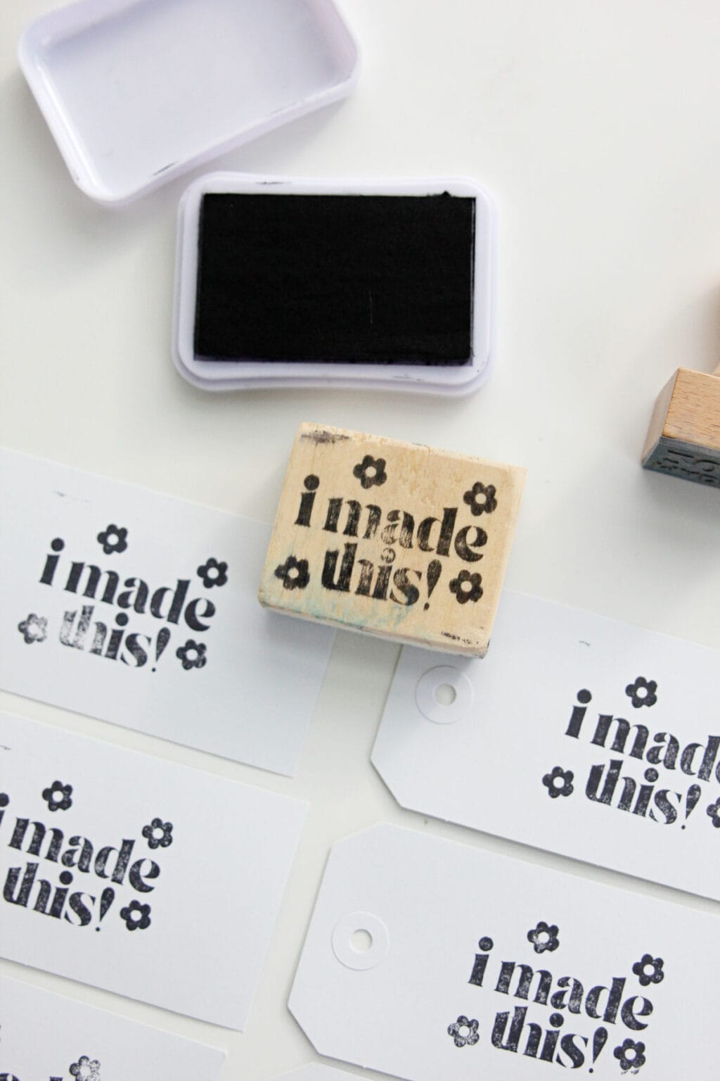 Make your own rubber stamps with a laser engraver - see kate sew