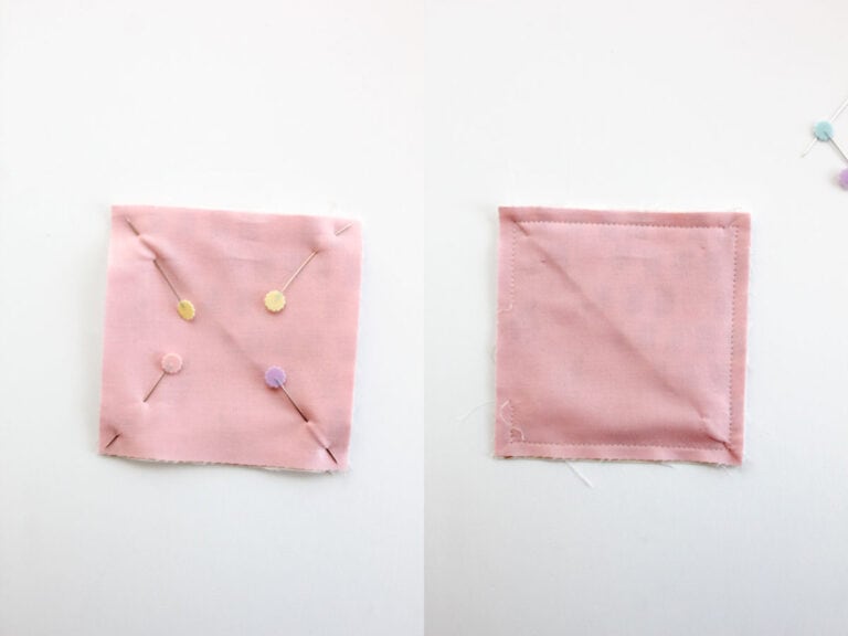 Corner Bookmark Sewing Pattern Easy Scrap Sewing Project see kate sew