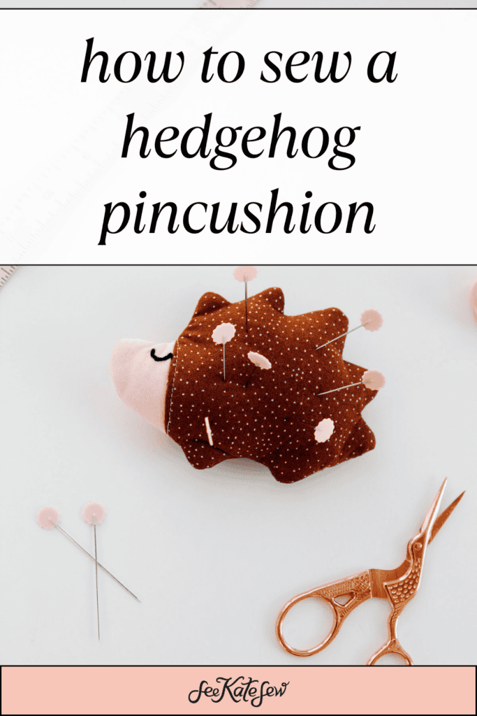 Hedgehog Pincushion Tutorial