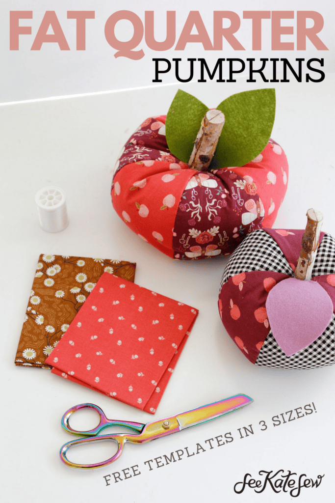 Fabric Pumpkin Sewing Tutorial + Free Pattern